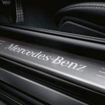 Mercedes-Benz door sill trims silver  | A1776804207