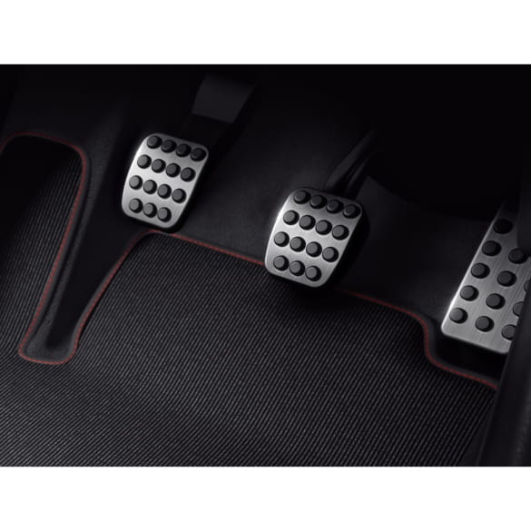 Pedal pads stainless steel look GLA X156 Genuine Mercedes-Benz
