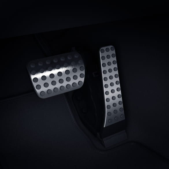 Pedal pads stainless steel AMG Line GLC X254 automatic | Pedalauflagen-Edelstahl-GLC-X254