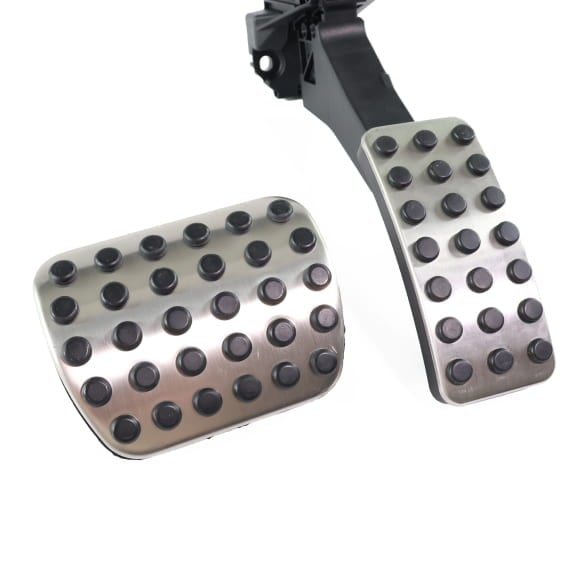 Pedal pads stainless steel look CLA Coupe C118 automatic | Pedalauflagen-Edelstahl-C118