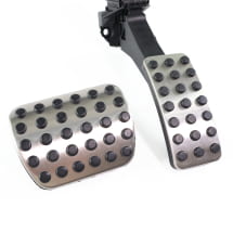 Pedal pads stainless steel look CLA Coupe C118 automatic | Pedalauflagen-Edelstahl-C118