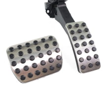 Pedal pads stainless steel look GLA H247 automatic | Pedalauflagen-Edelstahl-H247