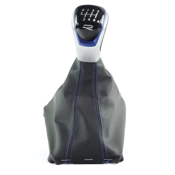 R gear knob lever VW Golf 8 black blue 6-speed Genuine Volkswagen | 5H1711113J OYN R gear knob lever VW Golf 8 black blue 6-speed Genuine Volkswagen | 5H1711113J OYN