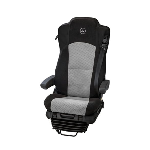 Seat cover Actros 4 & 5 microfiber black grey genuine Mercedes-Benz