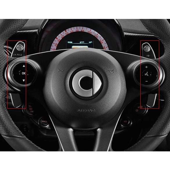 Interior Styling Set für Smart Fortwo 453 Coupe / Cabrio, Armaturenbrett  Abdeckung, Türzubehör, Schaltknaufbeschichtung, Belüftungsloch Dekor -  .de