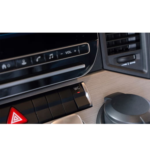 Interrupteur WC pour Actros Brummi Sani Tower Mercedes Benz | WC-Schalter