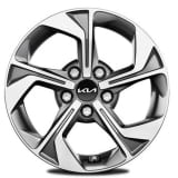 Jantes 16 pouces Kia XCeed CD bicolores à 5 branches, lot de 4 pièces, origine Kia