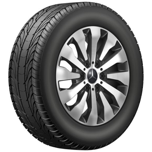 Jantes 17 pouces Sprinter BR907 noires 12 branches originales | A90740159007X23-B