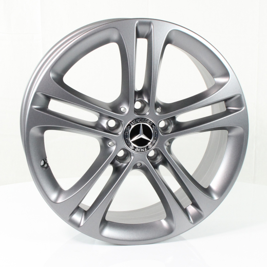 Ensemble de jantes d'origine Mercedes-Benz 17 pouces Classe A W177 gris Himalaya mat | A17740104007X68-177