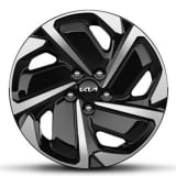 Jantes 17 pouces Kia Sportage NQ5 bicolores, 5 trous, lot de 4, Kia d'origine