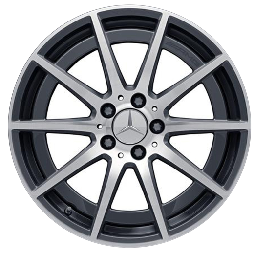 Jeu de jantes AMG 18 pouces C63 AMG gris tantale | A2054010301/0401-7Y51