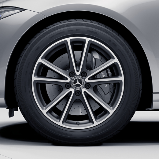 Jeu de jantes 18 pouces à 5 doubles branches CLS C257 d'origine Mercedes-Benz | A2574010800/0900-7X44