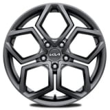 Jantes 18 pouces Kia XCeed CD gris graphite Hanyang à 5 doubles rayons, lot original Kia de 4 pièces