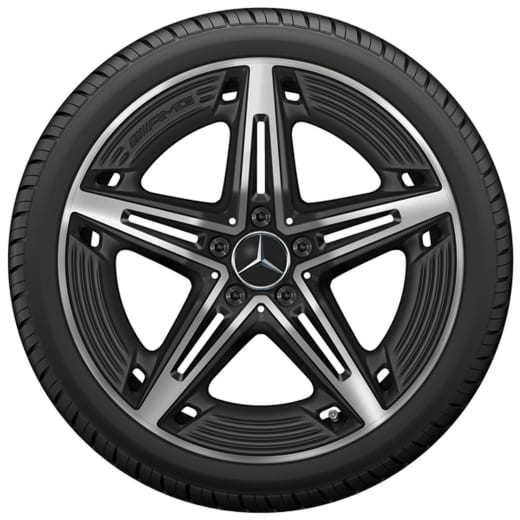 Jantes CLA 45 AMG 19 pouces C118 X118 5 branches noir mat | A1774014500 7X36-118