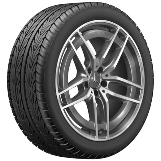 Jantes 20 pouces AMG GT 43 C192 à 5 doubles branches gris titane | A2324012100/A1924010400 7Y51-C192