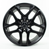 Kit de jantes 63 AMG 21 pouces pour Classe G W463A, roue à 5 doubles branches, noir mat, original de