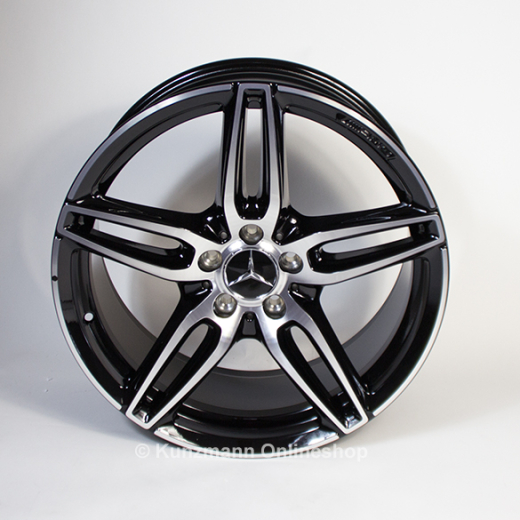 Jantes AMG à 5 doubles branches 19 pouces noir Classe E C238/A238 d'origine Mercedes-Benz | A21340120/2100-7X23-C