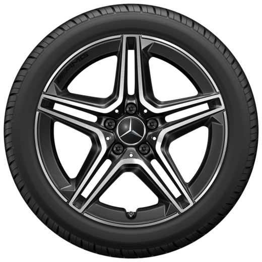 Ensemble de jantes AMG 18 pouces Classe A A35 AMG W177 noir | A1774014000 7X23-B