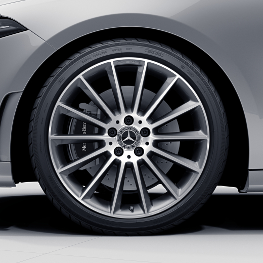 Ensemble de jantes AMG 19 pouces multibranches CLA C118/X118 original Mercedes-Benz gris himalaya | A17740116007X21-118