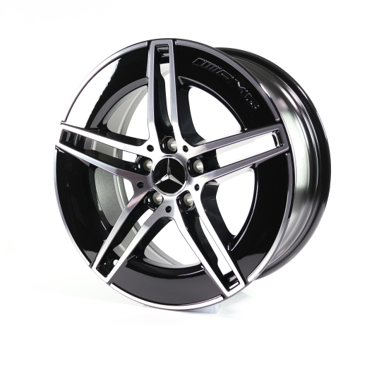 Jantes AMG 19 pouces Classe E W214 berline noires original Mercedes-AMG | A21440103000/0400 7X23-W214
