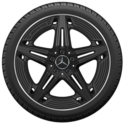 Kit jantes AMG 19 pouces CLA 35 C118 coupé noir 5 branches original | A1184010600 7X71-C118