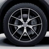 Jeu de jantes AMG 20 pouces noir GLC X253/C253 à branches croisées jante d'origine Mercedes-Benz