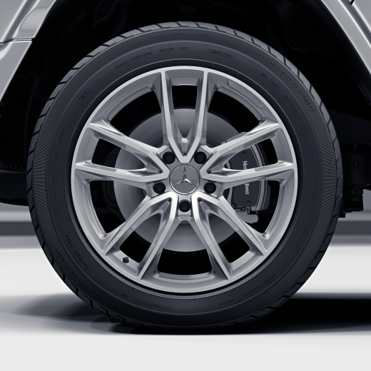 Jantes AMG 20 pouces G-Class 463A gris titane 5 doubles branches Original | A4634013900 7X21-B