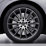 Jeu de jantes AMG 20 pouces Classe S W223/V223 à doubles branches noir Original Mercedes-Benz