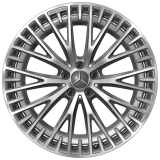 Jeu de jantes AMG 21 pouces EQS 53 AMG V297 multibranches gris tantale original Mercedes-AMG