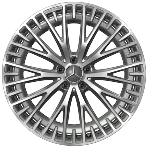 Jeu de jantes AMG 21 pouces EQS 53 AMG V297 multibranches gris tantale | A2974012900 7Y51-V297