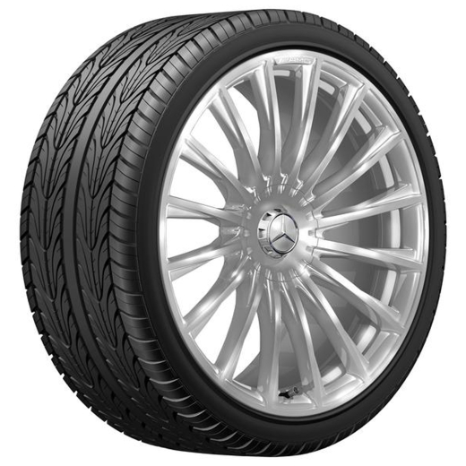 Lot de jantes AMG 21 pouces S-Klasse S63 AMG V223 poli brillant à branches multiples | A2234012500/2600 7X15