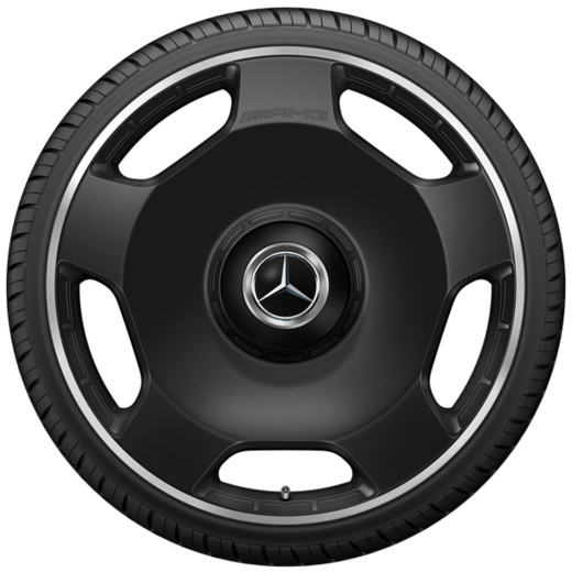 Jantes forgées AMG 23 pouces GLS 63 5 trous noir mat original | A1674018700/-8800 7X71