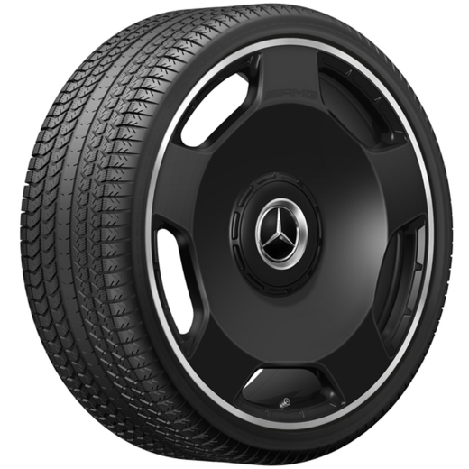 Jantes forgées AMG 23 pouces GLS 63 5 trous noir mat original | A1674018700/-8800 7X71