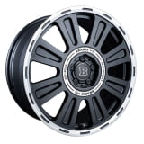 Jeu de jantes BRABUS 20 pouces Monoblock HD classe G W463A noir