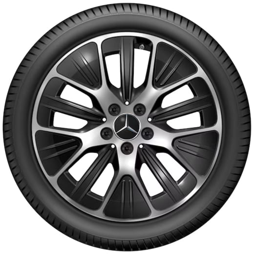 Jantes CLA C178 18 pouces noires d'origine Mercedes-Benz | A1744013400 7X23-C178