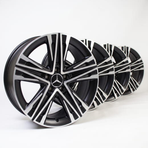 Jantes CLA X178 Shooting Brake 18 pouces noir Original Mercedes-Benz | A1744010200 7X23-X178