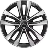 Jantes Classe C S206 hybride 17 pouces noir Original Mercedes-Benz