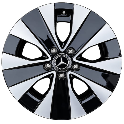 Jantes EQV W447 17 pouces noires d'origine Mercedes-Benz | A44740152007X23-EQV