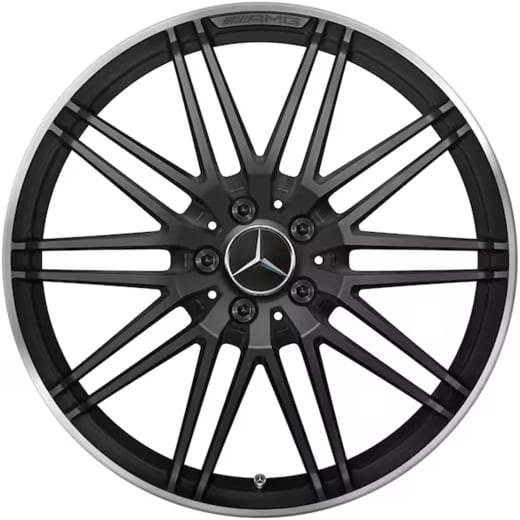 Jantes forgées 19/20 pouces AMG GT C190 R190 à 10 doubles branches noir mat | A1904013100/3300 7X71