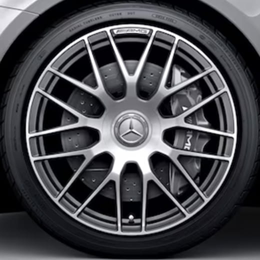 Jantes forgées 19/20 pouces AMG GTC C190 R190 à rayons croisés gris titane | A1904010700/1500 7X21