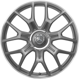 Kit de jantes forgées AMG 21 pouces GLC X254 SUV gris titane mat à branches croisées d’origine Merce