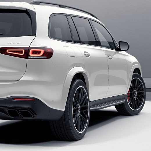 AMG 23 pouces GLS X167 jantes forgées rayons croisés noir | A1674018500/8600-7X71