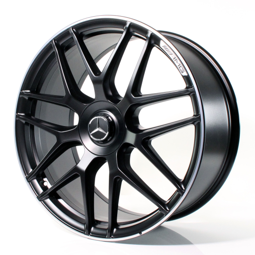 63 AMG 22 pouces GLE V167 jantes forgées à rayons croisés noir | A1674014400/4500-7X71