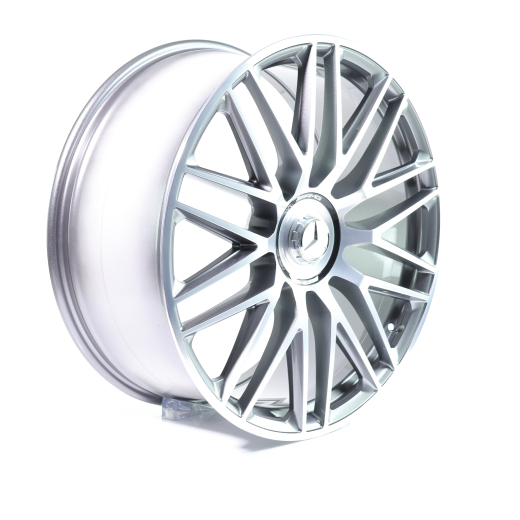 Jantes forgées AMG 23 pouces GLS X167 à branches croisées gris titane | A1674018500/8600-7X21