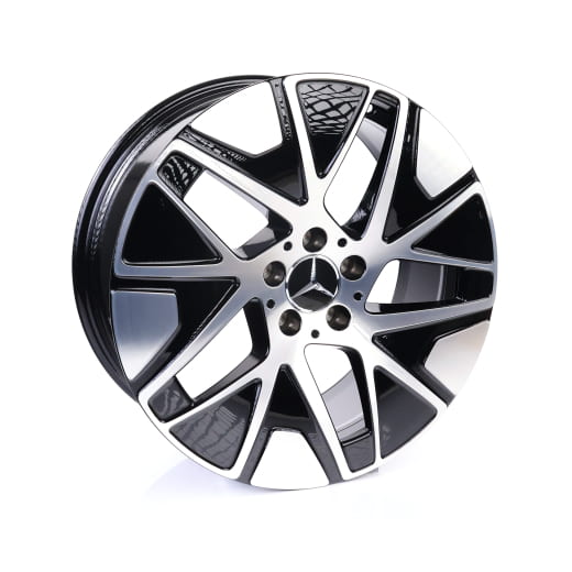Jantes GLC SUV X540 19 pouces noir 5 branches triple d'origine Mercedes-Benz | A5404010200/0300 7X23