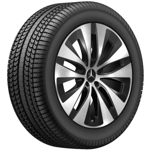 Jantes GLE SUV V167 20 pouces Original Mercedes-Benz 5 doubles branches noir | A1674013301/3401 7X23-V167