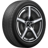 Roues hiver AMG 20 pouces EQE V295 argent 5 branches origine Mercedes-Benz Pirelli