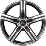 jantes Mercedes-Benz CLA Shooting Brake X118 18 pouces 5 branches noir