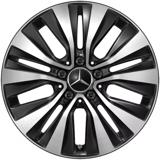 Jantes Mercedes-Benz GLB X247 17 pouces 5 doubles branches noir | A1774011000 7X23-X247