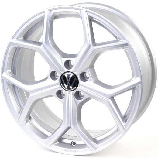 Jantes VW Golf 7 Sportsvan 18 pouces argent Huntsville Original Volkswagen | 5H0071498 3IC-Golf7Sportsvan